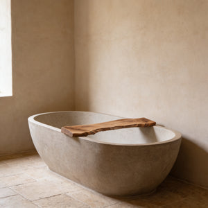 Natural Wooden Bath Caddy