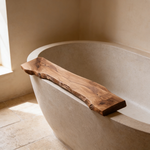 Natural Wooden Bath Caddy