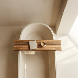 Olive Wood Bath Caddy Tray