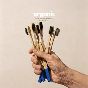 Bamboo Toothbrush Adult Blue