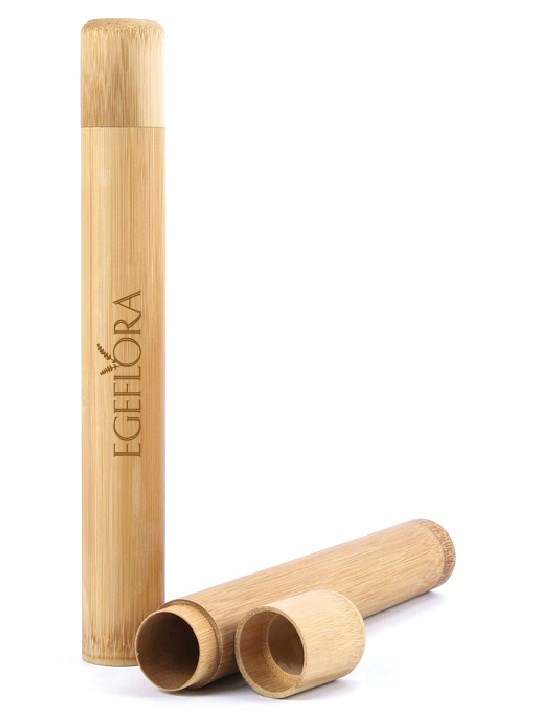 Bamboo Toothbrush Travel Case