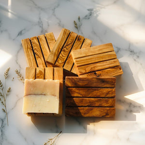 Handmade Olivewood Soap Dish