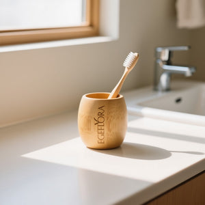 Bamboo Toothbrush Stand