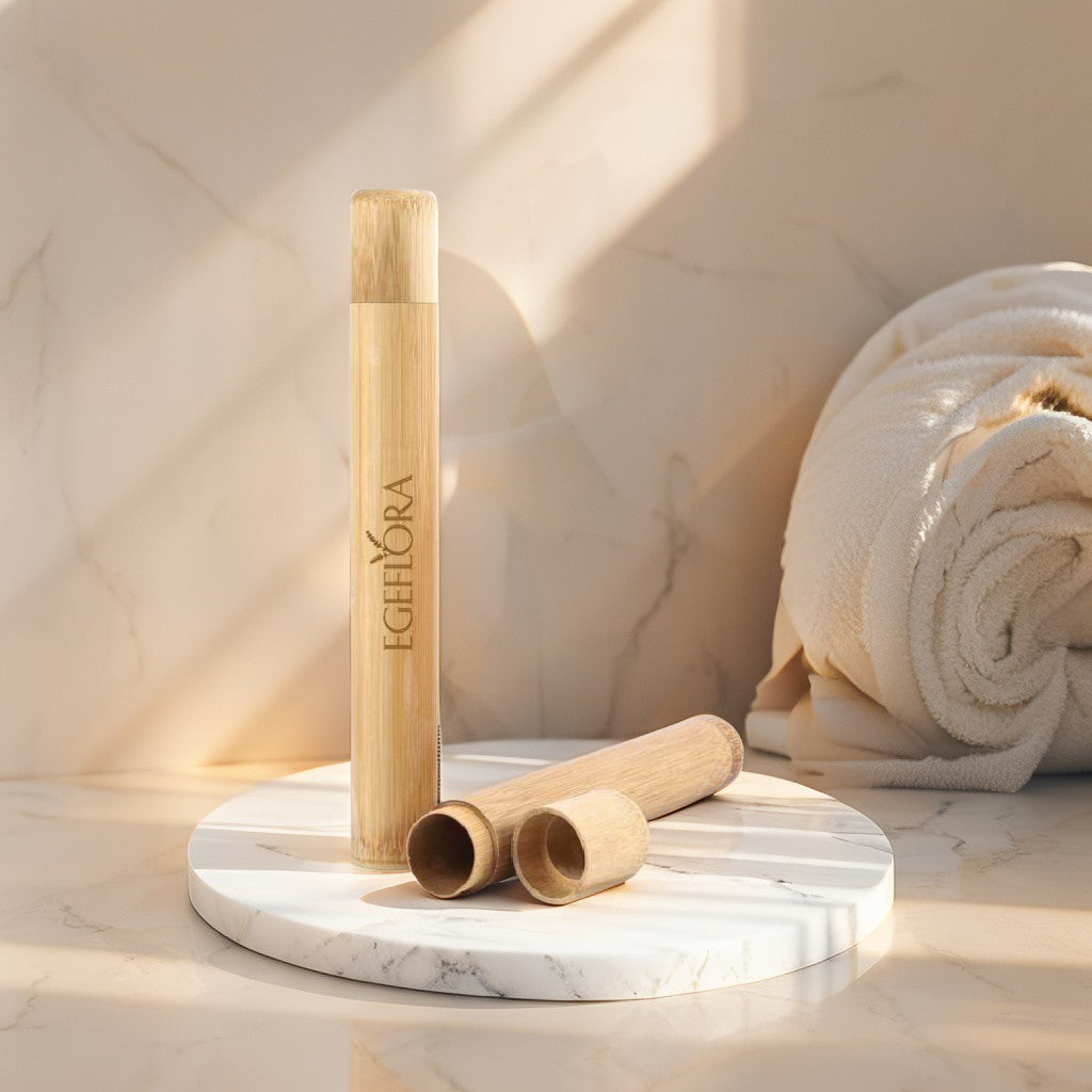 Bamboo Toothbrush Travel Case
