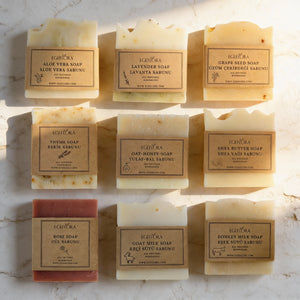 Natural Handmade Soap Bar, Custom Scent Options: Aloe Vera, Honey, Thyme and More